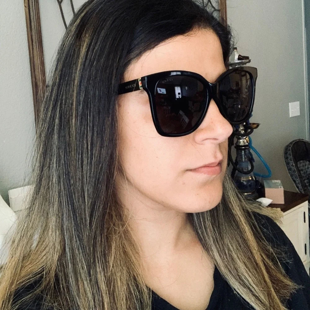 New Gucci black over size sunglasses 🖤